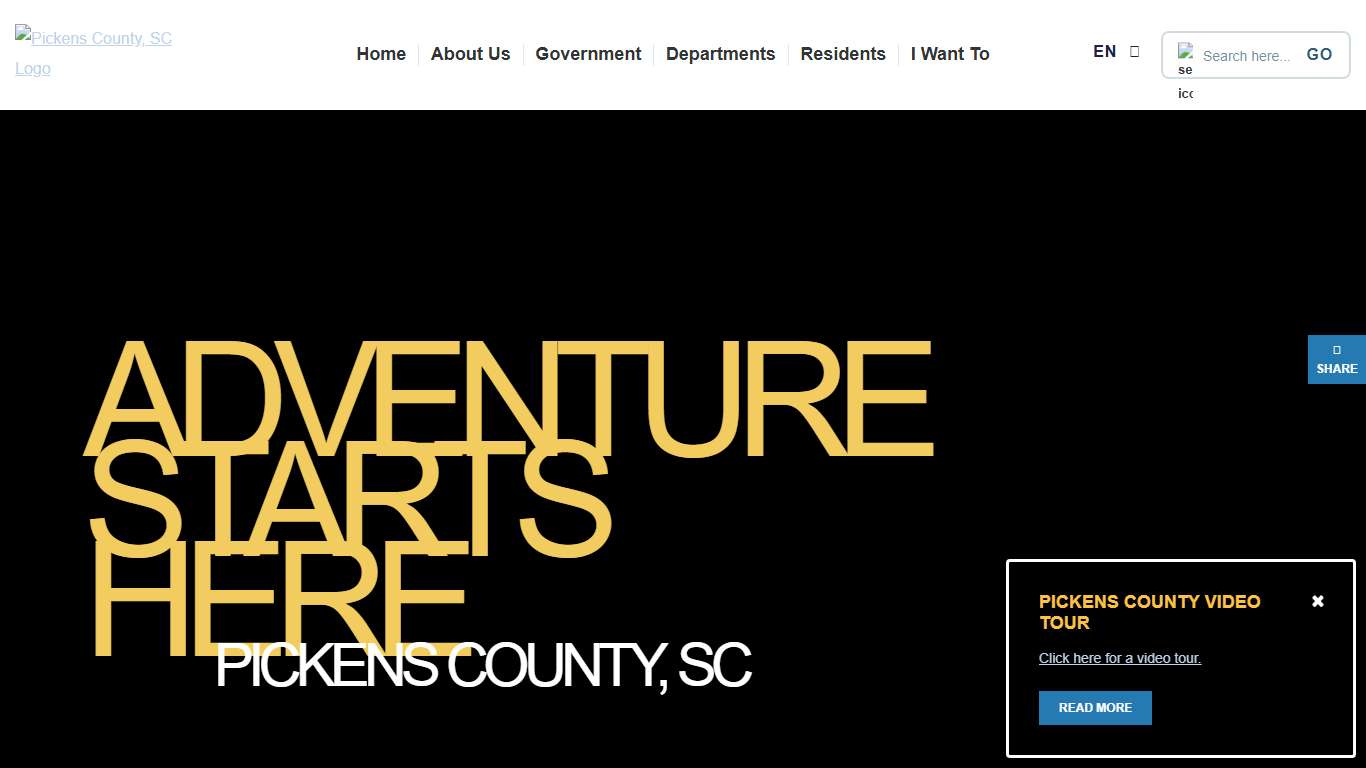 Welcome to Pickens County, SC